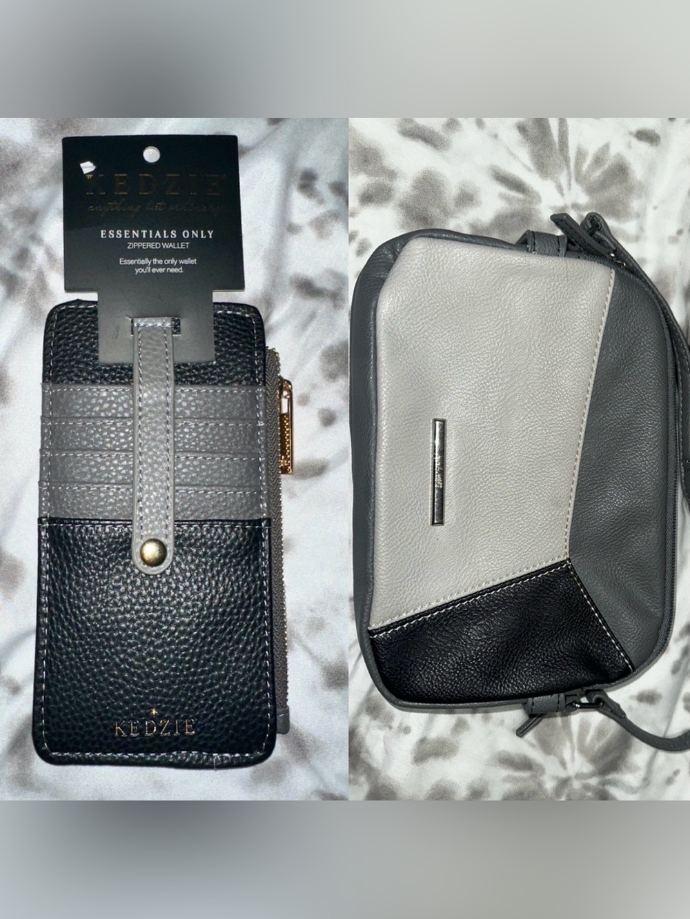 Kedzie Wallet And Nine West Purse Bundle Shades Of Gray